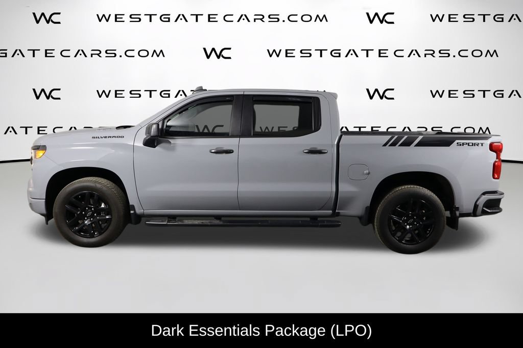 Used 2024 Chevrolet Silverado 1500 Custom w/ LPO, Dark Essentials Package RWD image 5