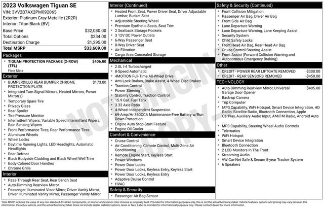 Certified 2023 Volkswagen Tiguan SE AWD/4WD image 13