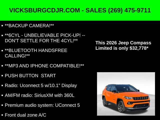 New 2026 Jeep Compass Limited image 5