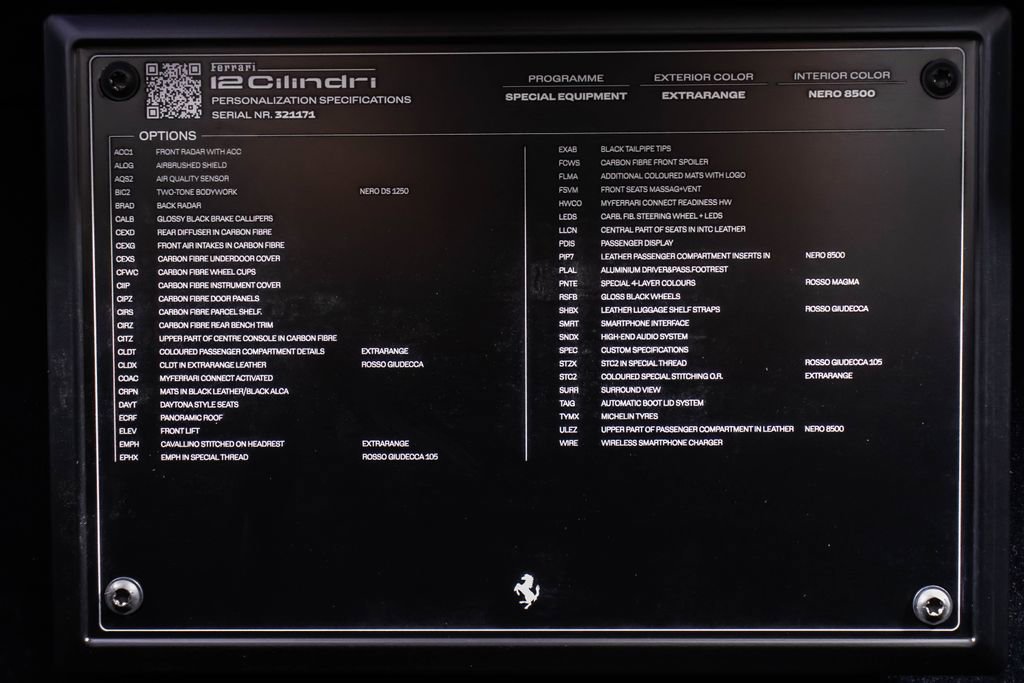 Certified 2025 Ferrari 12Cilindri RWD image 58