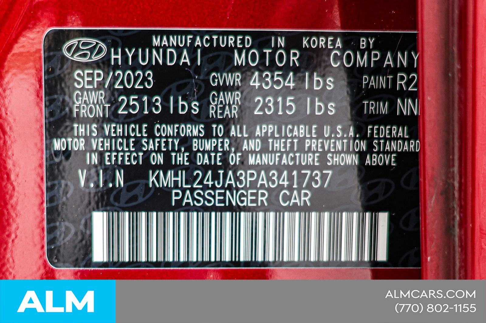 Used 2023 Hyundai Sonata SE w/ Preferred Accessory Package FWD image 45