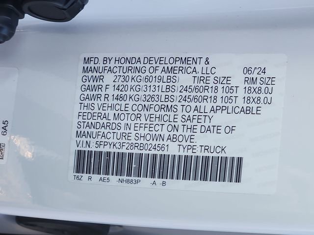 Used 2024 Honda Ridgeline Sport+ image 27