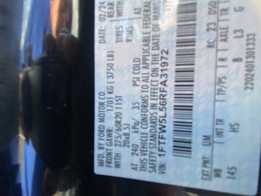 Certified 2024 Ford F150 Lariat w/ Equipment Group 502A High image 31