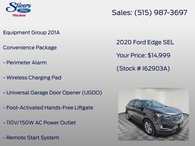 Used 2020 Ford Edge SEL w/ Convenience Package AWD/4WD image 8