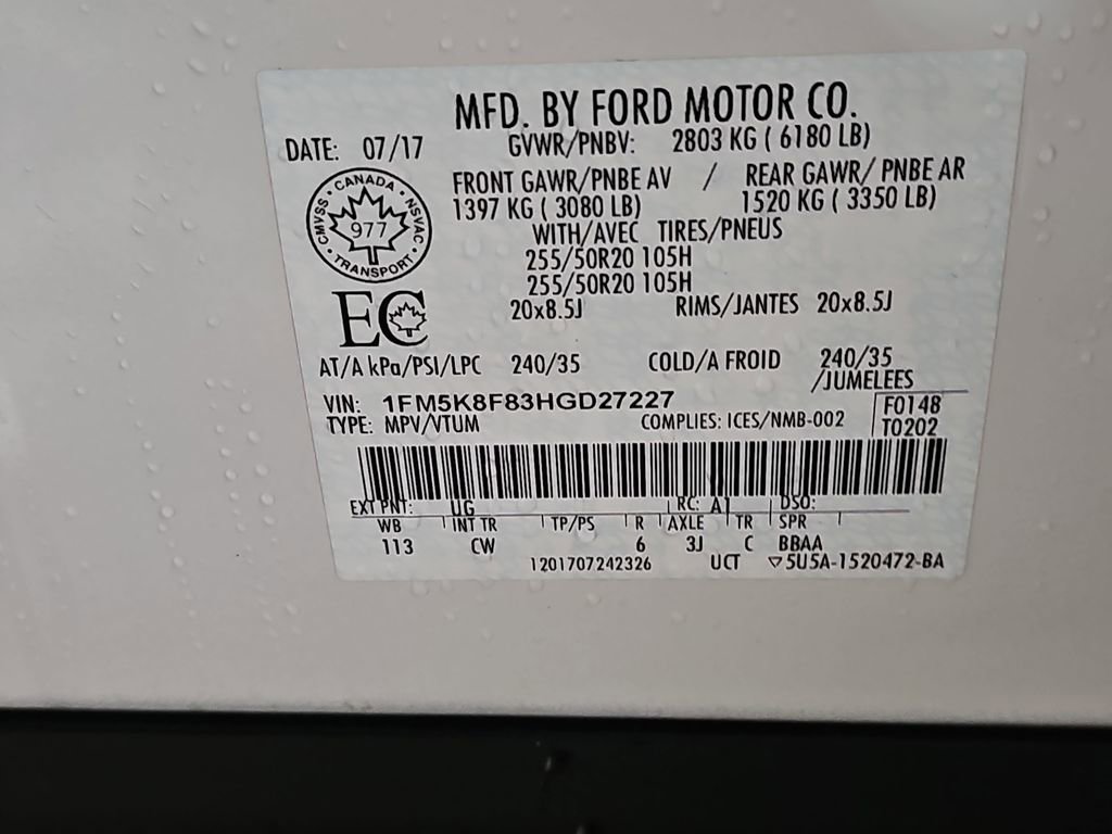 Used 2017 Ford Explorer Limited w/ Equipment Group 301A image 44