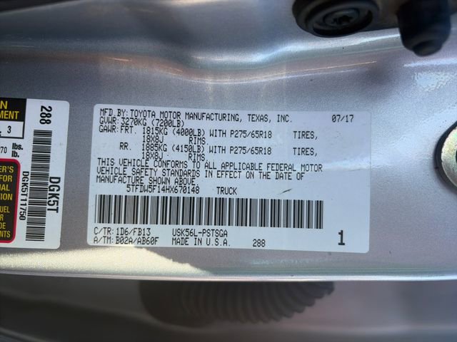 Used 2017 Toyota Tundra SR5 w/ TRD Off Road Package AWD/4WD image 41