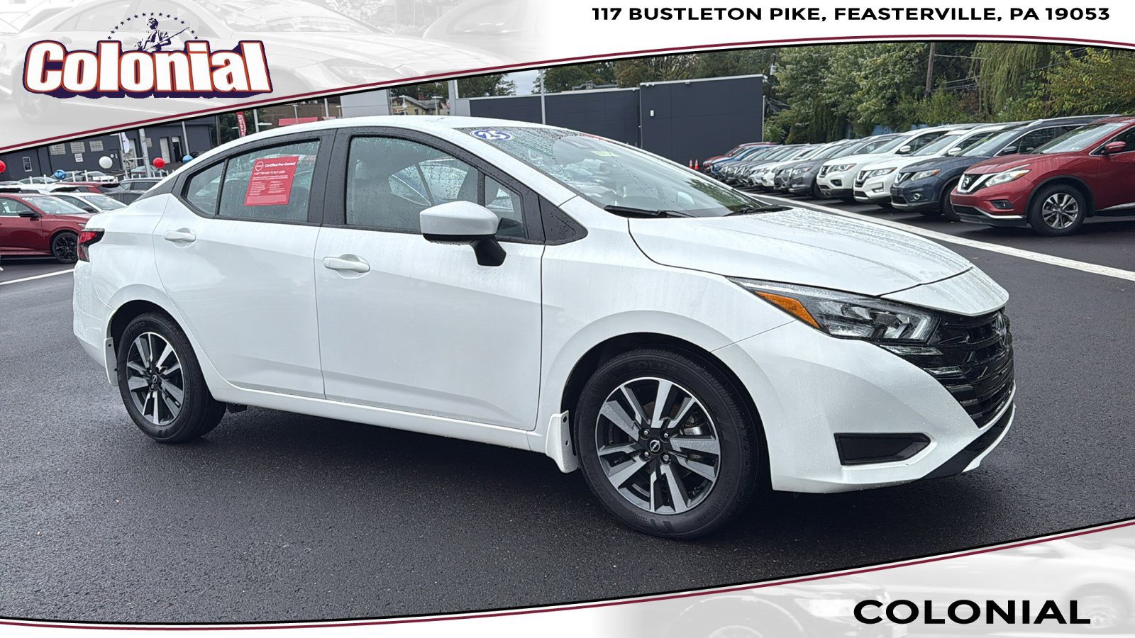 Certified 2025 Nissan Versa SV w/ Trunk Package