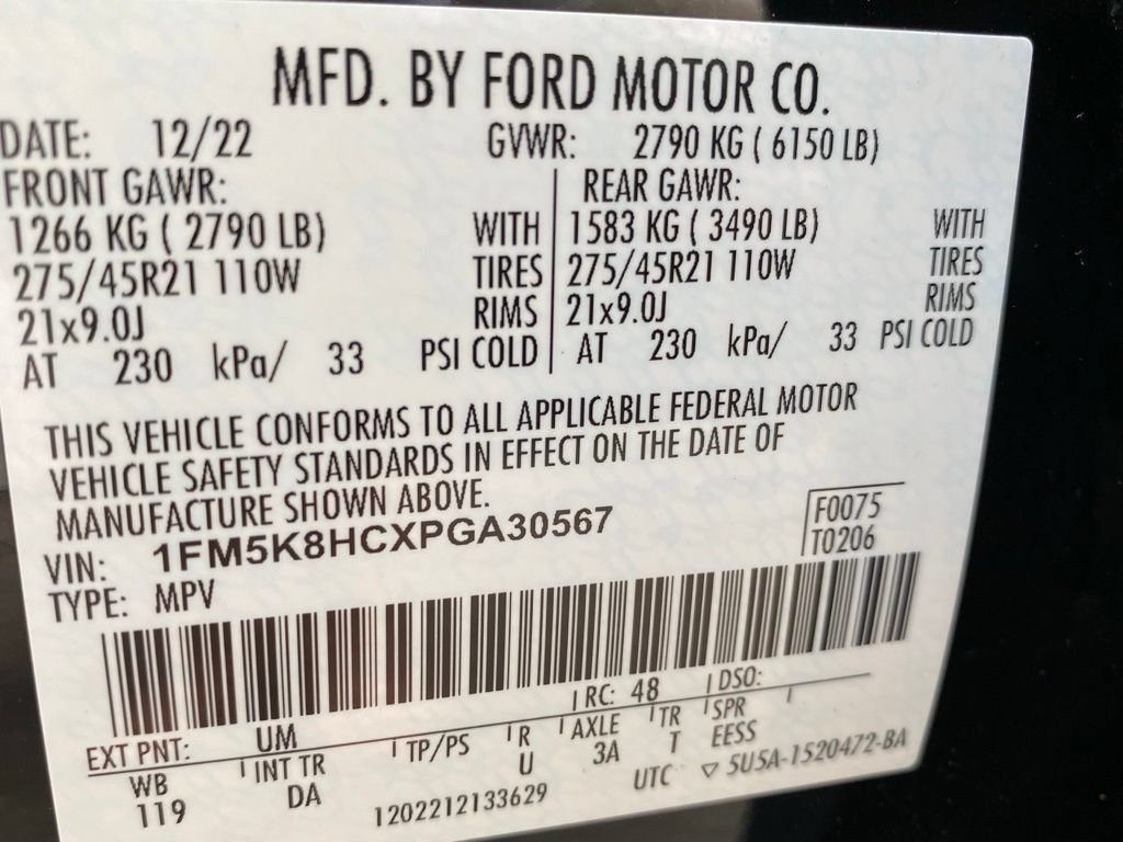 Used 2023 Ford Explorer Platinum w/ Technology Package AWD/4WD image 49