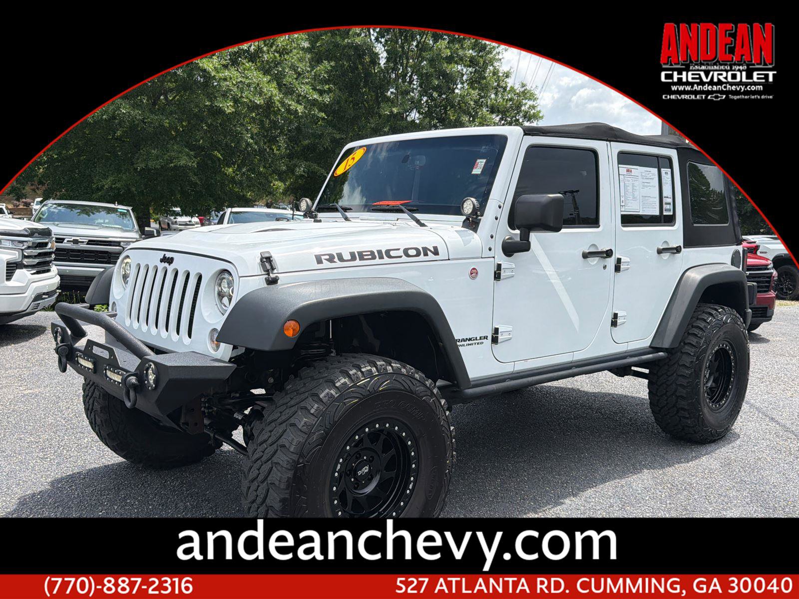 Used 2015 Jeep Wrangler Unlimited Rubicon AWD/4WD image 1