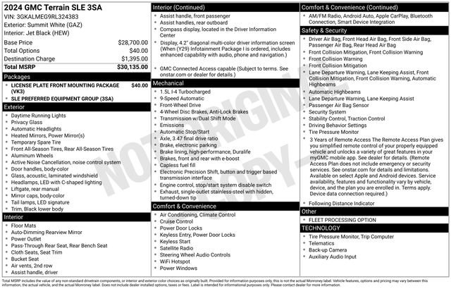 Used 2024 GMC Terrain SLE image 4