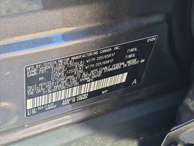 Used 2024 Toyota RAV4 XLE w/ Convenience Package FWD image 25