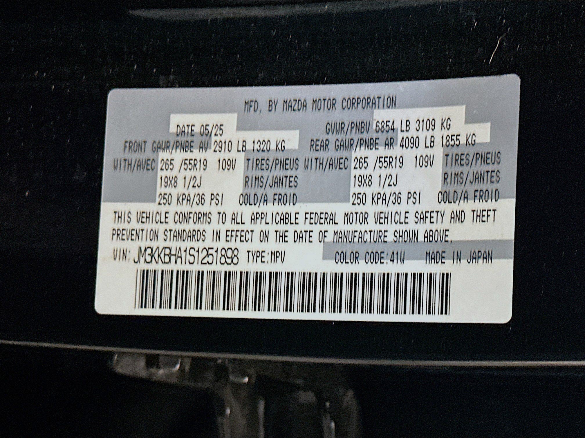 Used 2025 MAZDA CX-90 Plug-In Hybrid w/ Preferred AWD/4WD image 26