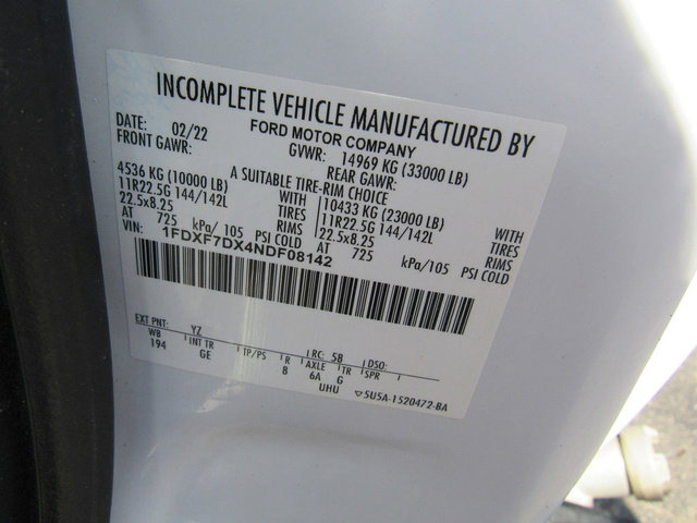 Used 2022 Ford F750 2WD Regular Cab Super Duty image 24