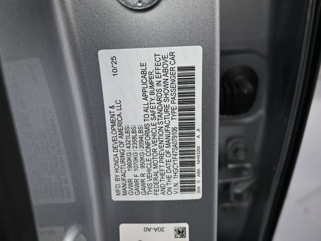 New 2025 Honda Accord SE image 10