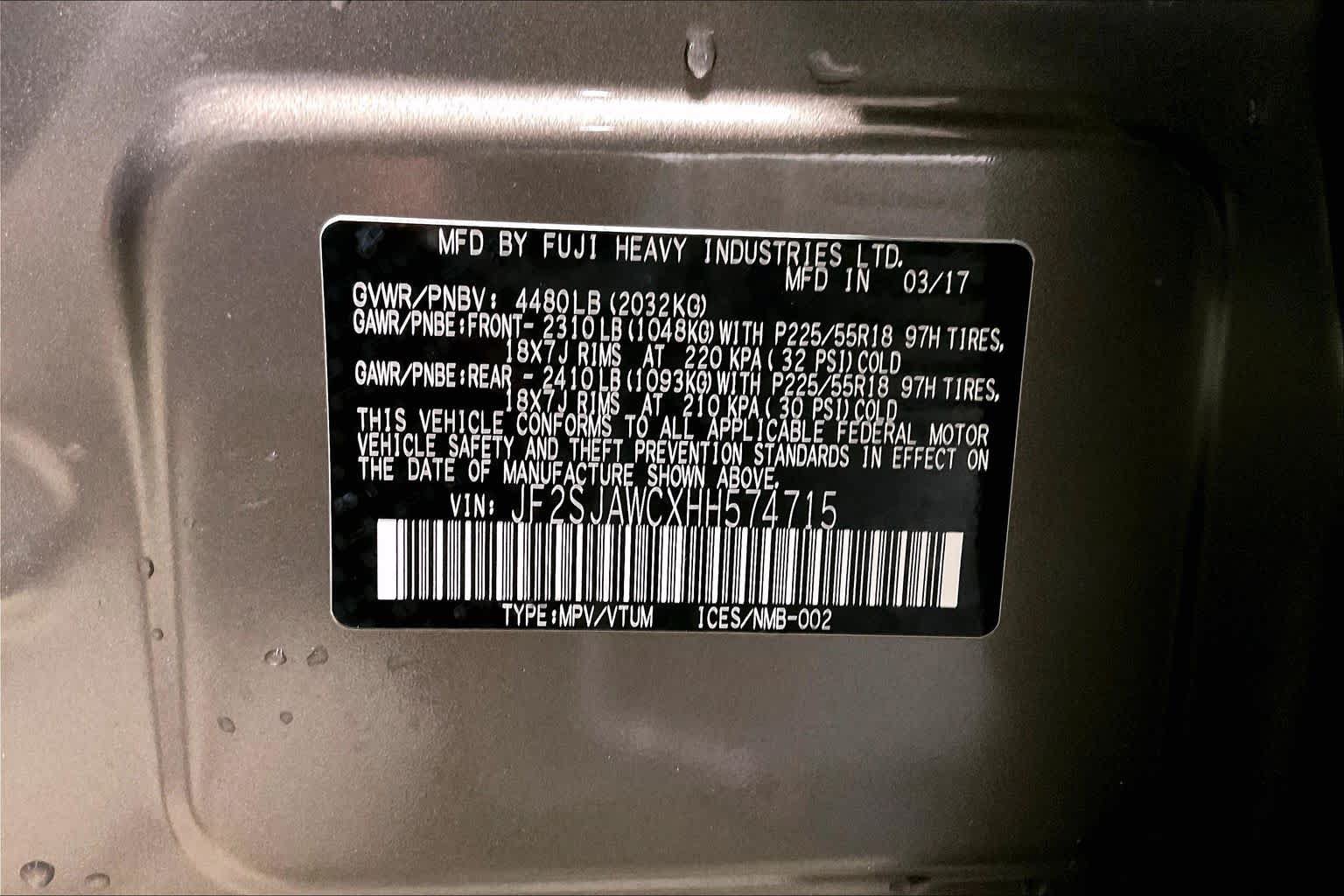 Used 2017 Subaru Forester 2.5i Touring AWD/4WD image 36