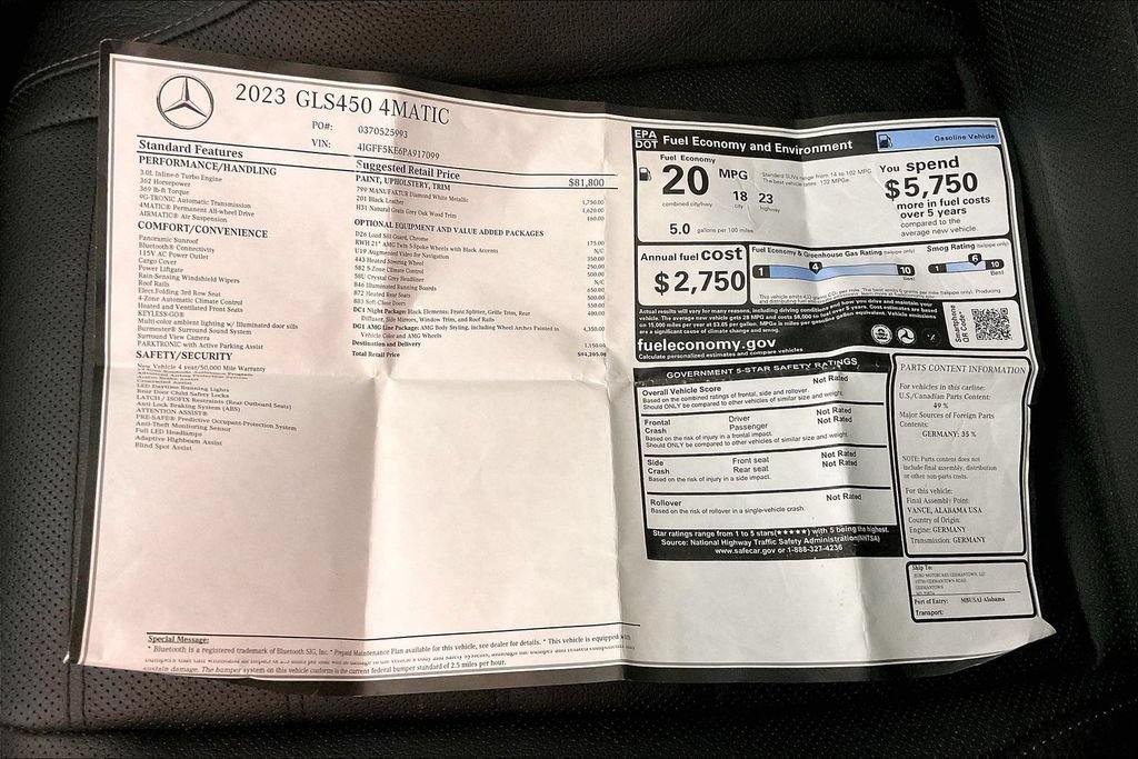 Certified 2023 Mercedes-Benz GLS 450 4MATIC image 22