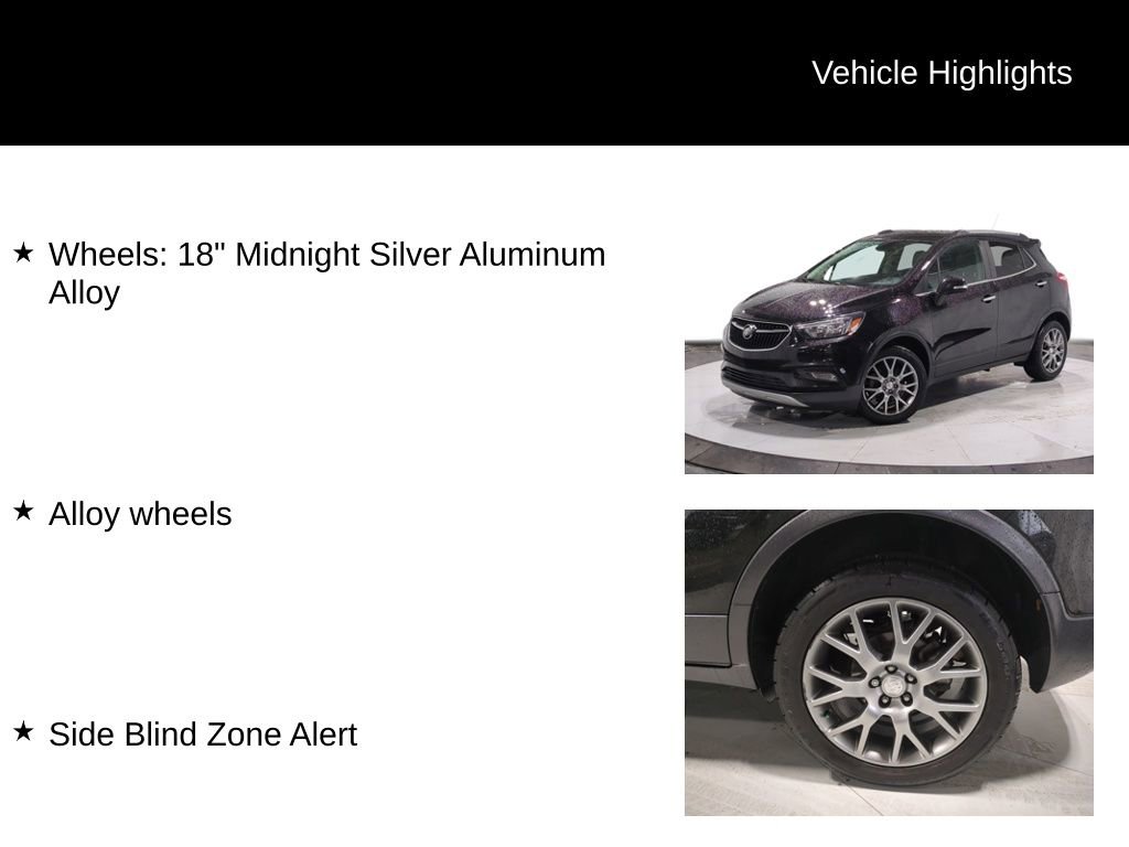 Used 2018 Buick Encore Sport Touring w/ Safety Package image 38