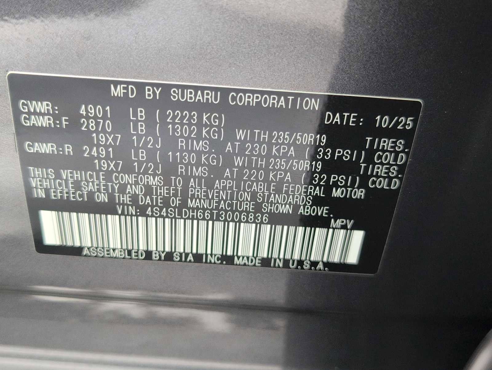 Certified 2026 Subaru Forester Sport AWD/4WD image 34