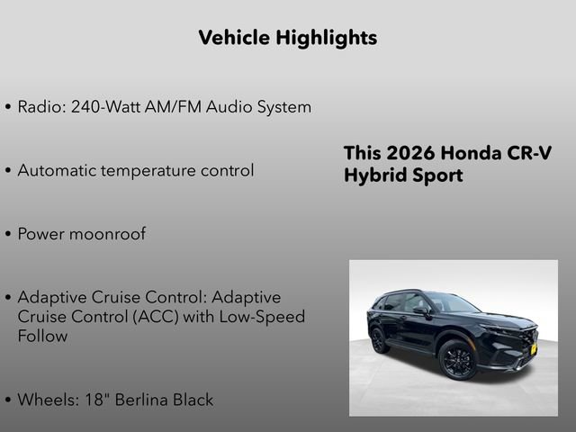 New 2026 Honda CR-V Sport image 5