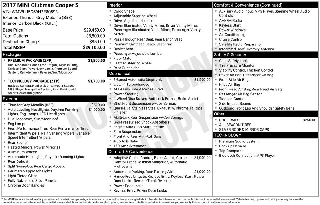 Used 2017 MINI Cooper Clubman S image 9