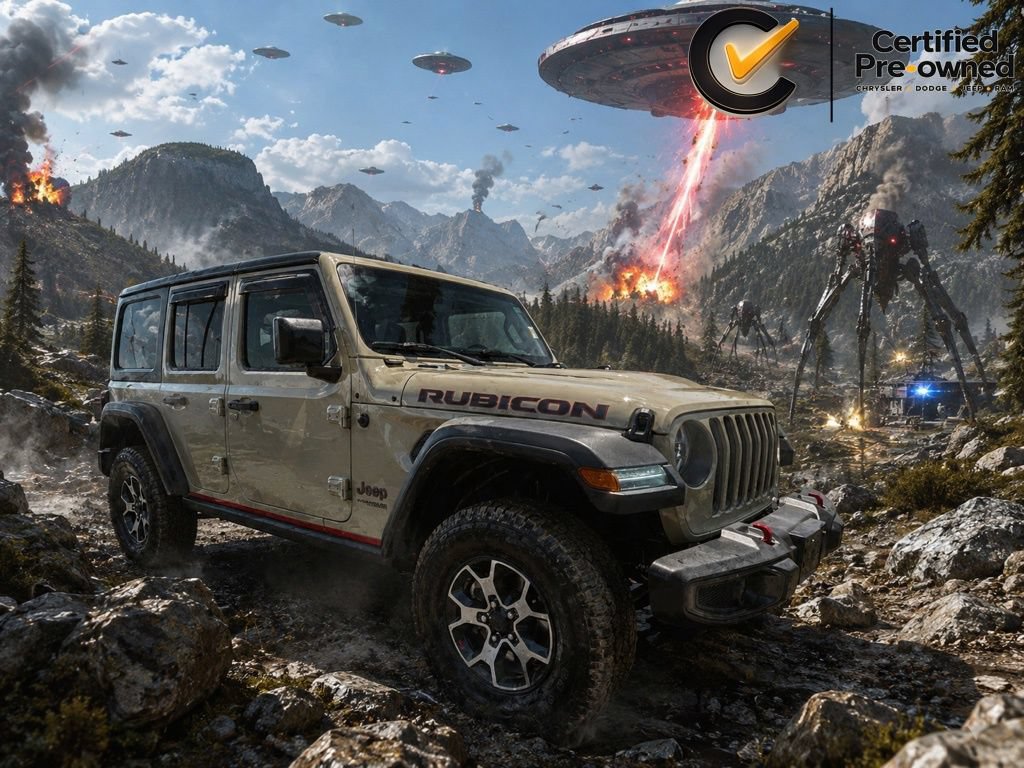 Certified 2022 Jeep Wrangler Unlimited Rubicon w/ Dual Top Group AWD/4WD image 1
