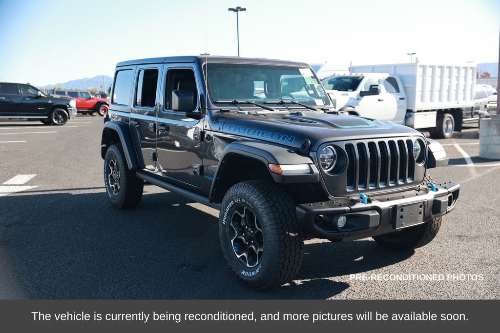 Used 2021 Jeep Wrangler Unlimited Rubicon 4xe w/ Steel Bumper Group image 8