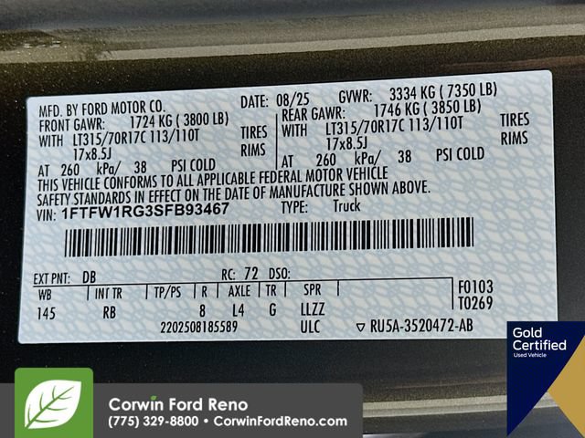 Used 2025 Ford F150 Raptor AWD/4WD image 38