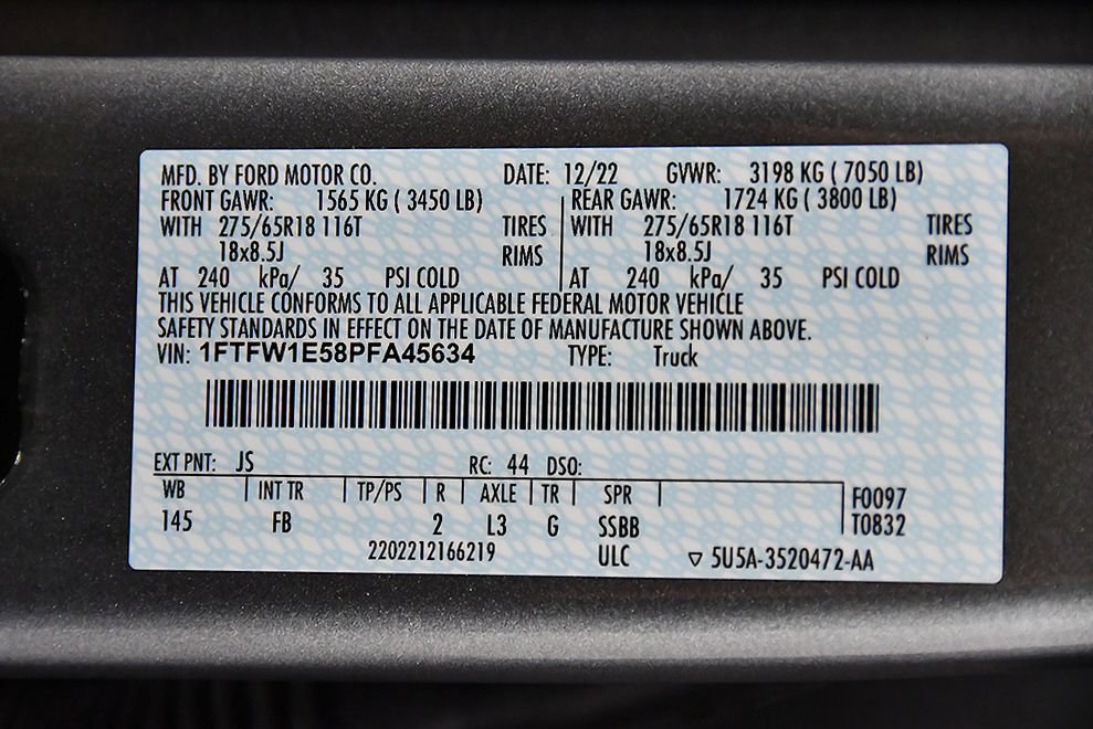 Used 2023 Ford F150 XLT w/ Equipment Group 302A High AWD/4WD image 16