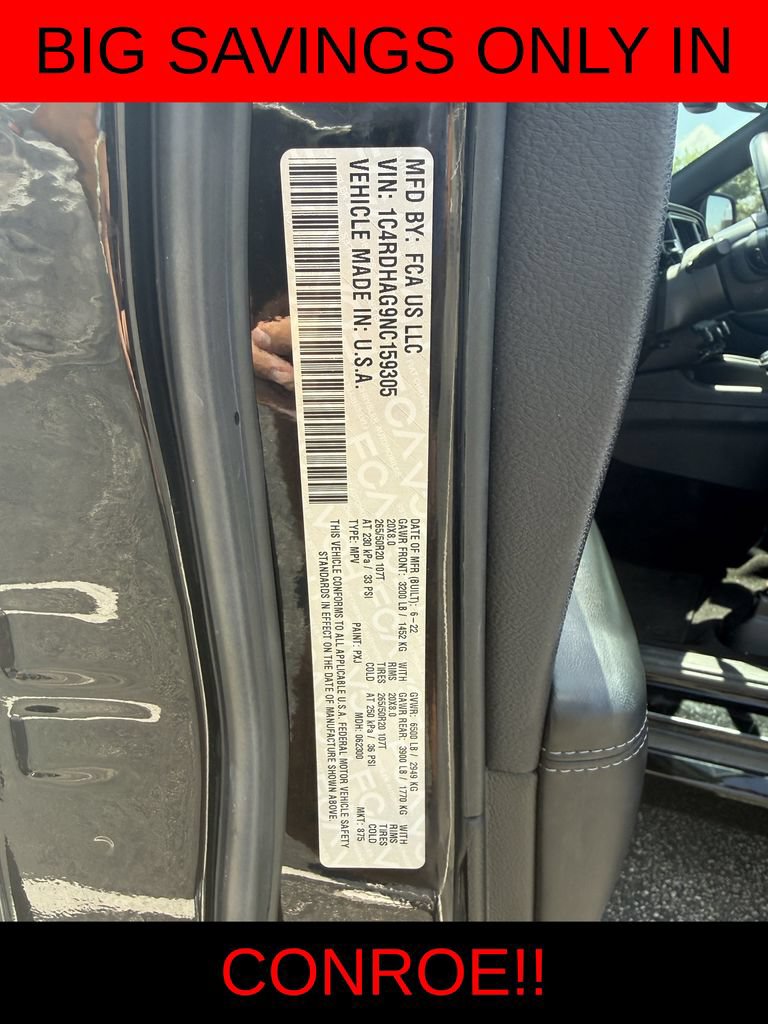 Used 2022 Dodge Durango SXT w/ Blacktop Package RWD image 28