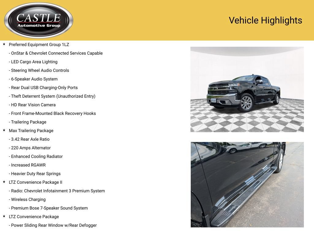 Used 2019 Chevrolet Silverado 1500 LTZ w/ LTZ Plus Package AWD/4WD image 10