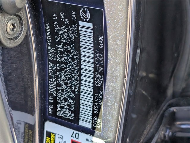 Used 2021 Lexus ES 350 w/ Premium Package image 19