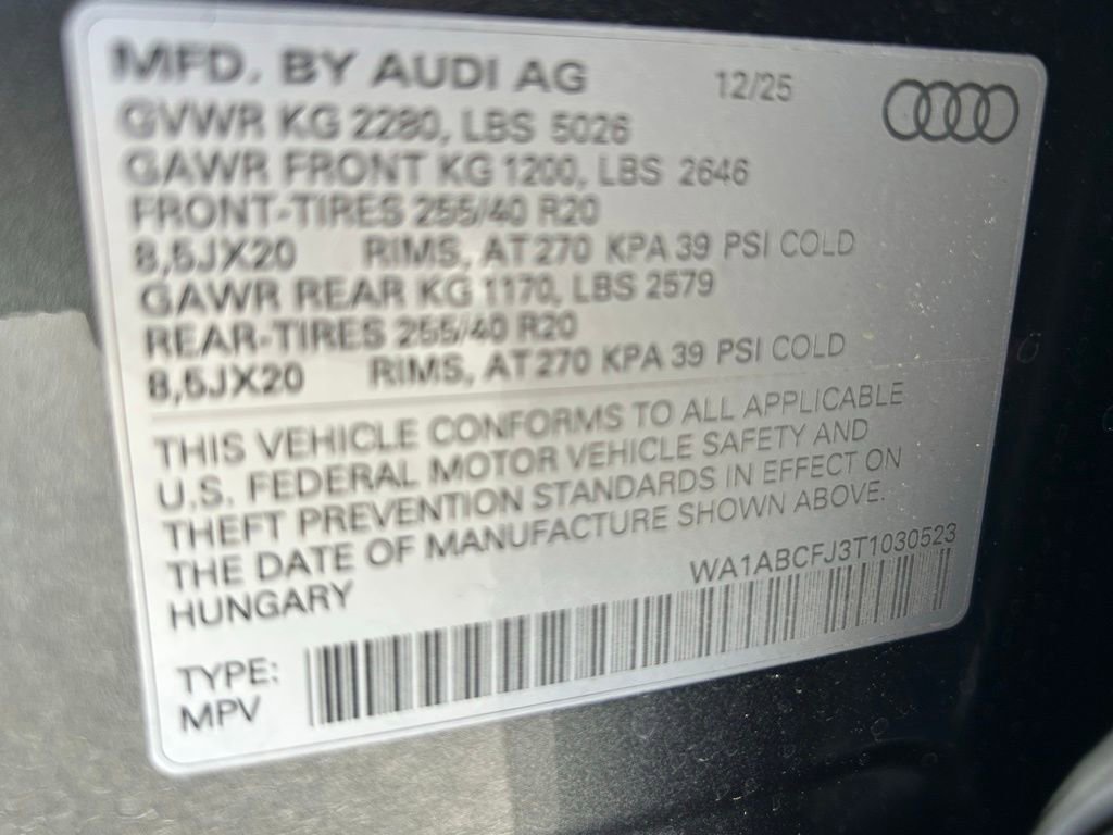 New 2026 Audi Q3 quattro 2.0T image 69