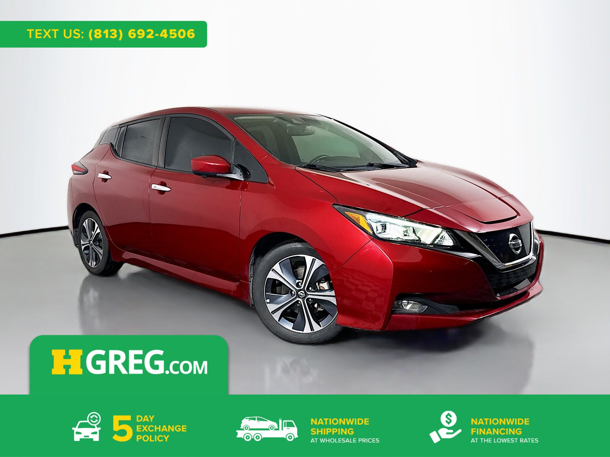 Used 2021 Nissan Leaf SV w/ SV Technology Package FWD image 1
