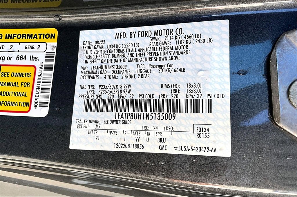 Used 2022 Ford Mustang Convertible w/ Equipment Group 101A image 36