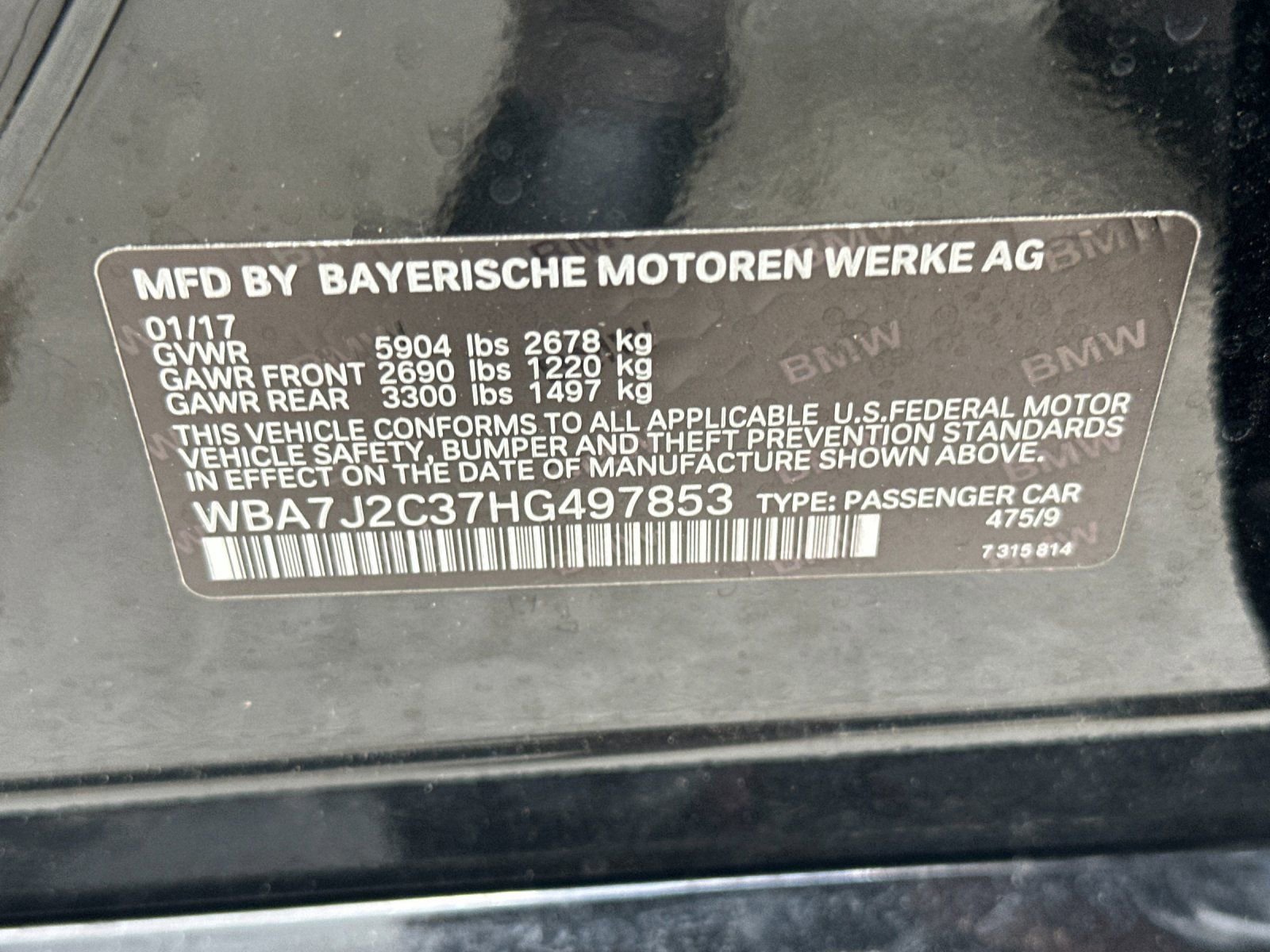 Used 2017 BMW 740e xDrive AWD/4WD image 26