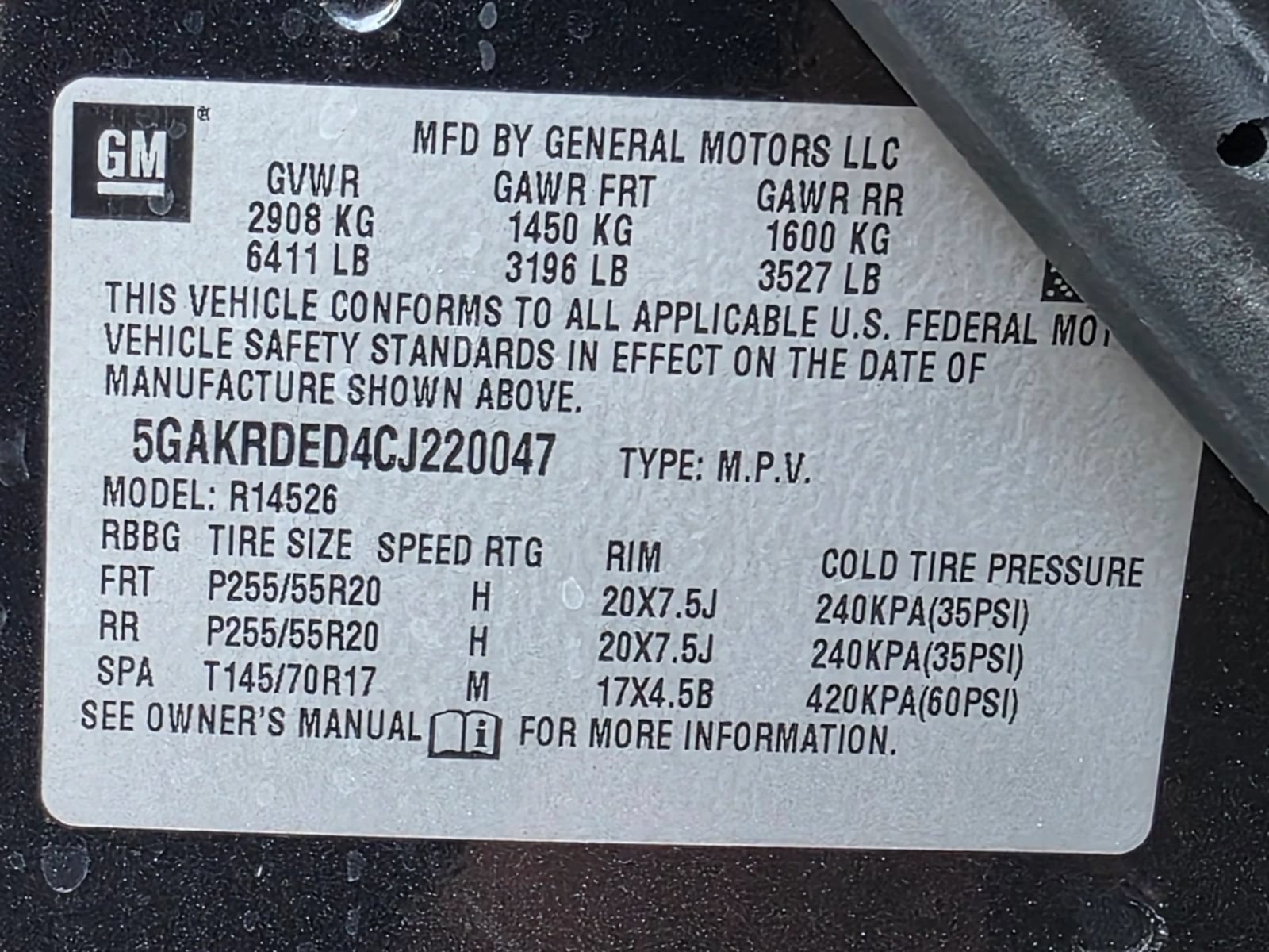 Used 2012 Buick Enclave Premium FWD image 19