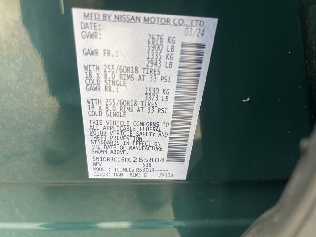 Certified 2024 Nissan Pathfinder SL image 31