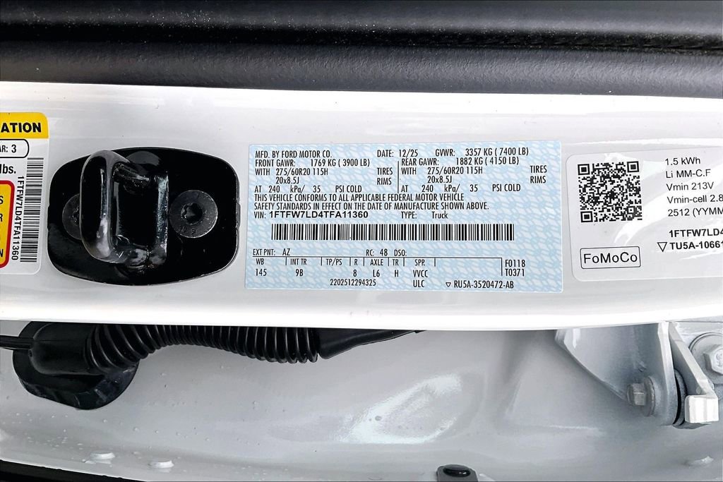 New 2026 Ford F150 Platinum w/ Equipment Group 702A High image 12