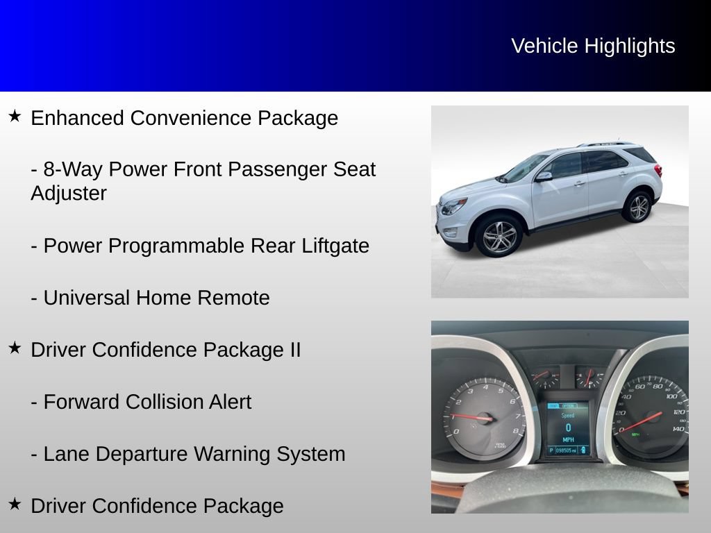 Used 2017 Chevrolet Equinox Premier w/ Enhanced Convenience Package AWD/4WD image 8