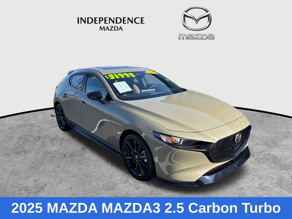 Certified 2025 MAZDA MAZDA3 Carbon w/ Appearance Package