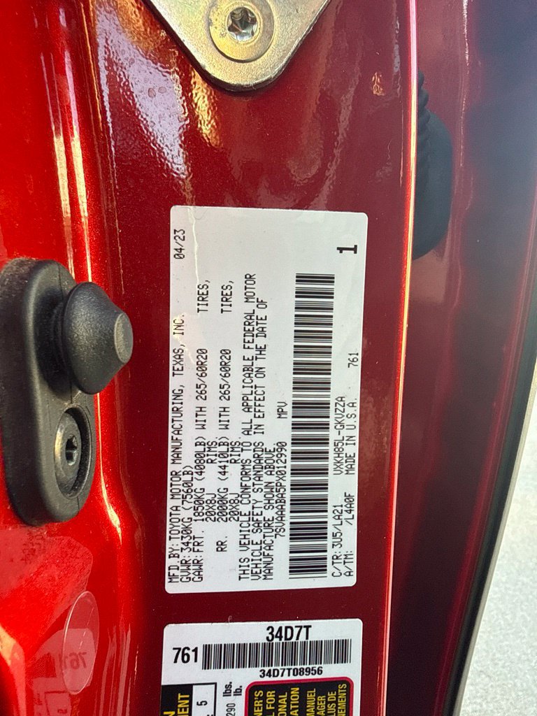 Certified 2023 Toyota Sequoia Platinum AWD/4WD image 27