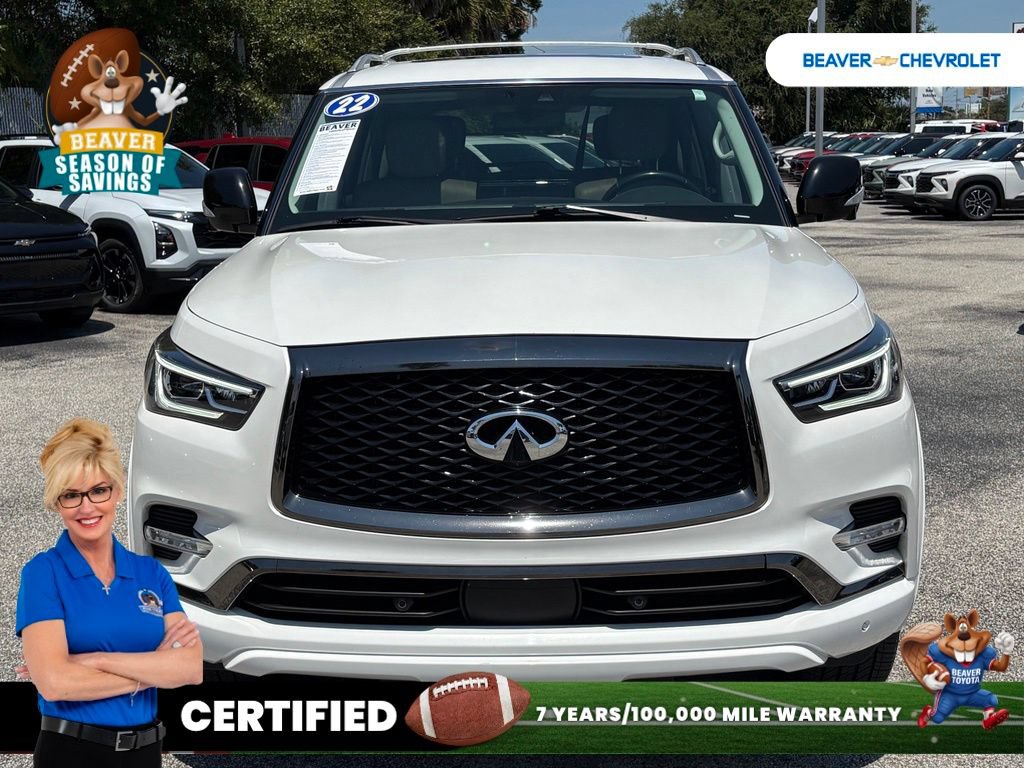 Used 2022 INFINITI QX80 Premium Select w/ Cargo Package RWD image 3