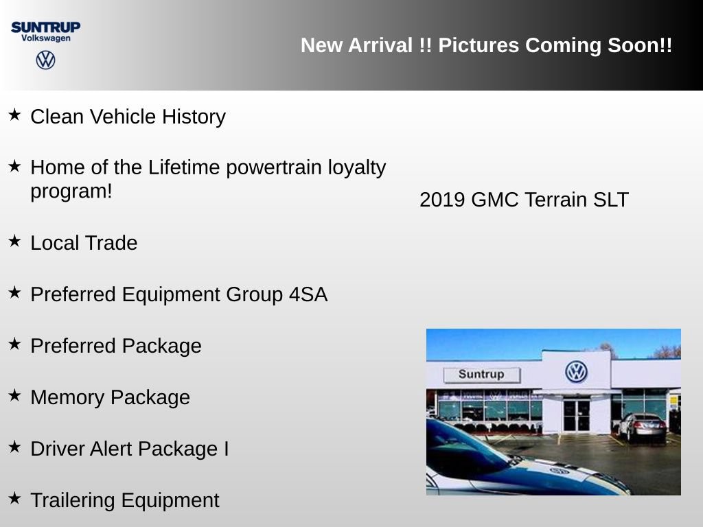 Used 2019 GMC Terrain SLT w/ Preferred Package FWD image 3