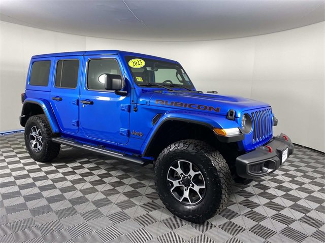 Used 2023 Jeep Wrangler Unlimited Rubicon w/ LED Lighting Group image 1