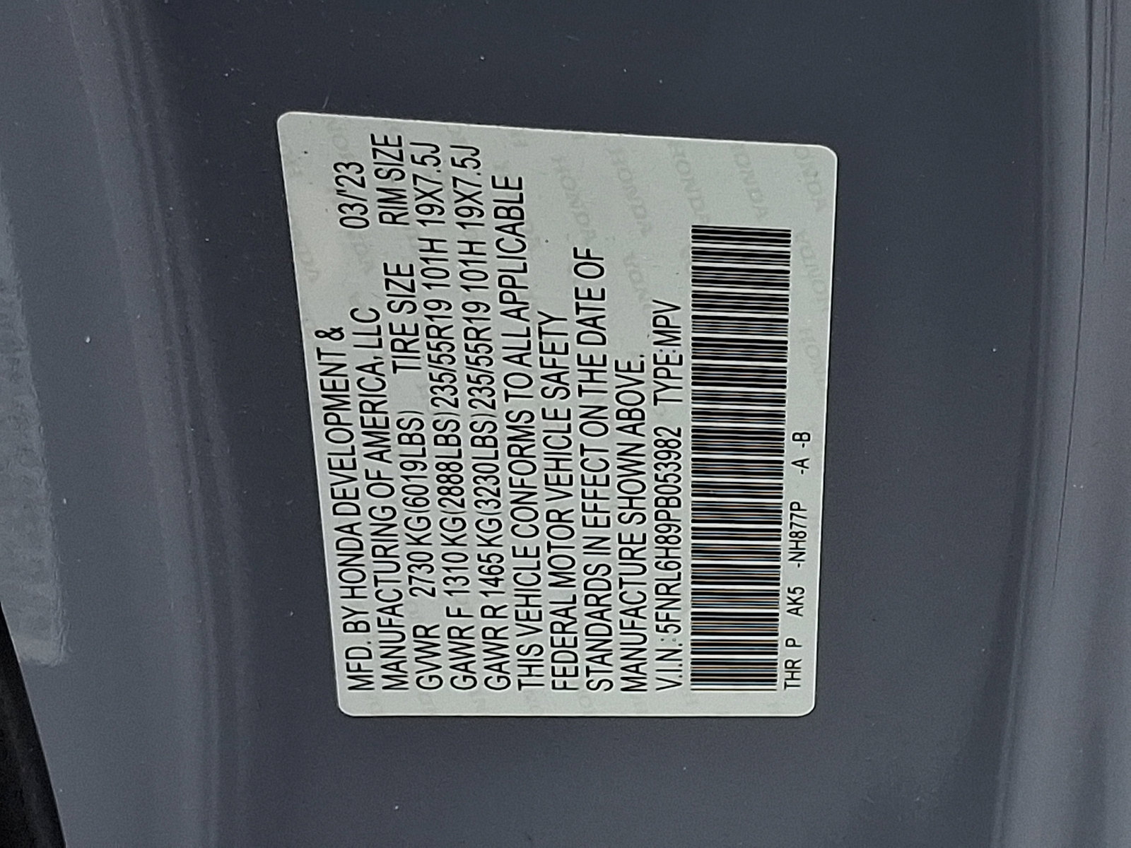 Used 2023 Honda Odyssey Touring image 27