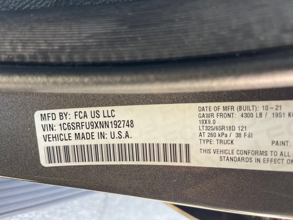 Used 2022 RAM 1500 TRX w/ TRX Level 1 Equipment Group AWD/4WD image 31