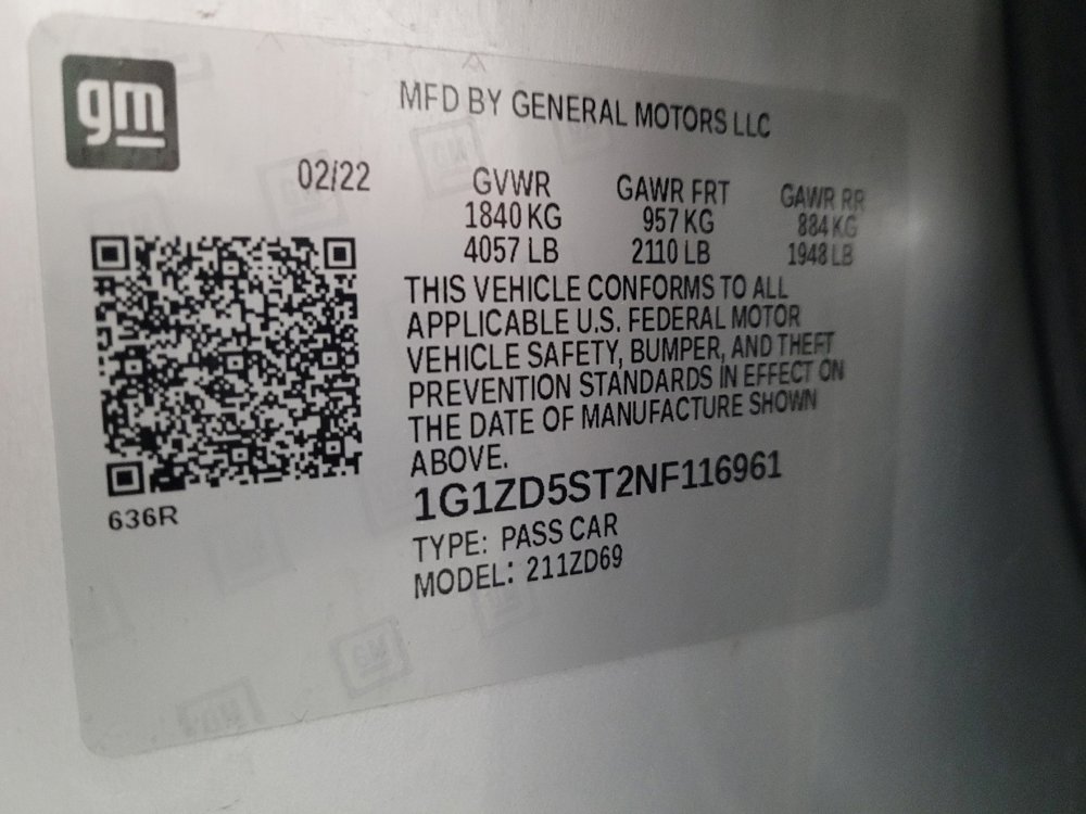 Used 2022 Chevrolet Malibu LT FWD image 33