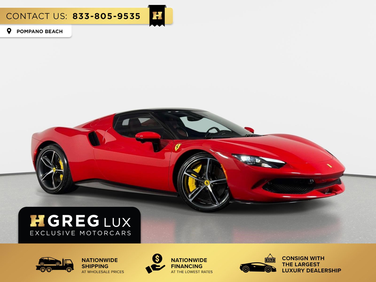 Used 2025 Ferrari 296 GTB RWD image 1