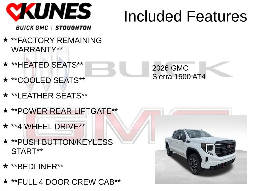 New 2026 GMC Sierra 1500 AT4 image 3
