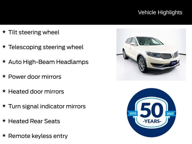 Used 2016 Lincoln MKX Reserve w/ Climate Package image 21